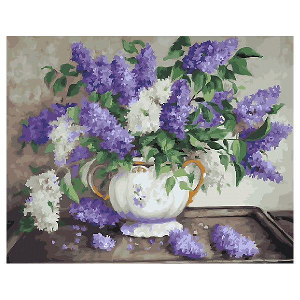 

Картина по номерам Color KIT Сиреневый букет