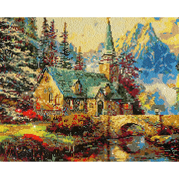 

Алмазная картина Color KIT Домик в горах