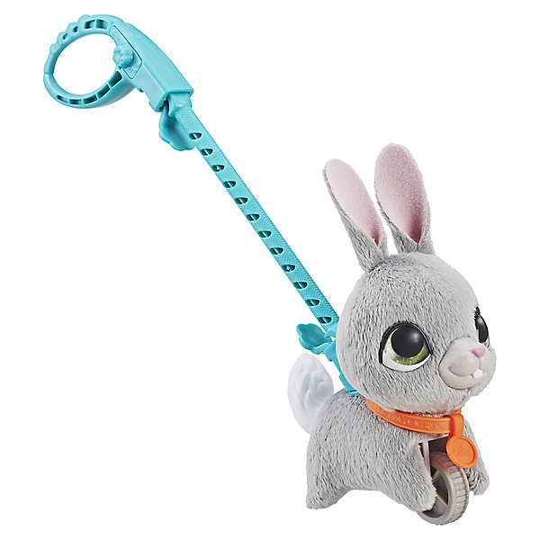 Мягкая игрушка FurReal Friends Маленький питомец на поводке Кролик Hasbro 11162230