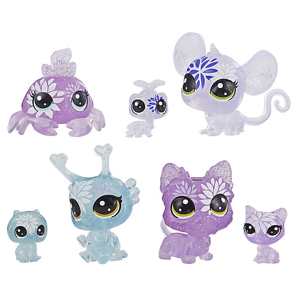 

Набор фигурок Littlest Pet Shop "Цветочные петы" Гортензия, 7 шт