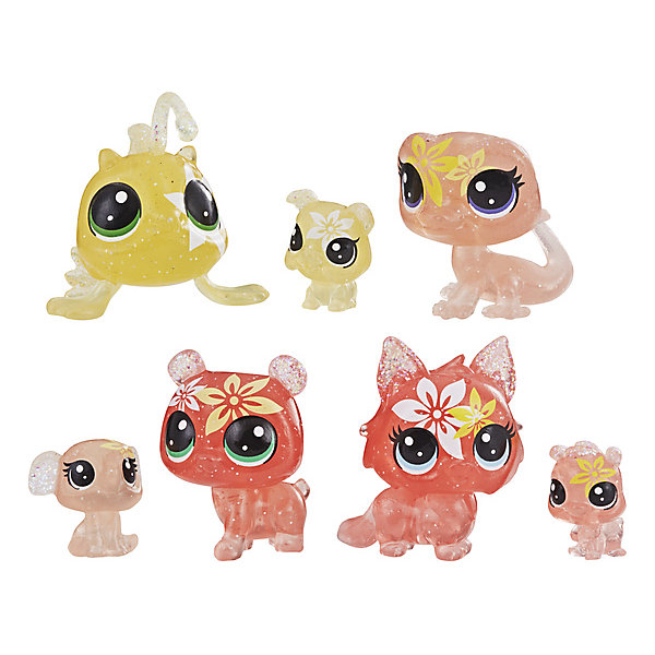 

Набор фигурок Littlest Pet Shop "Цветочные петы" Лилия, 7 шт