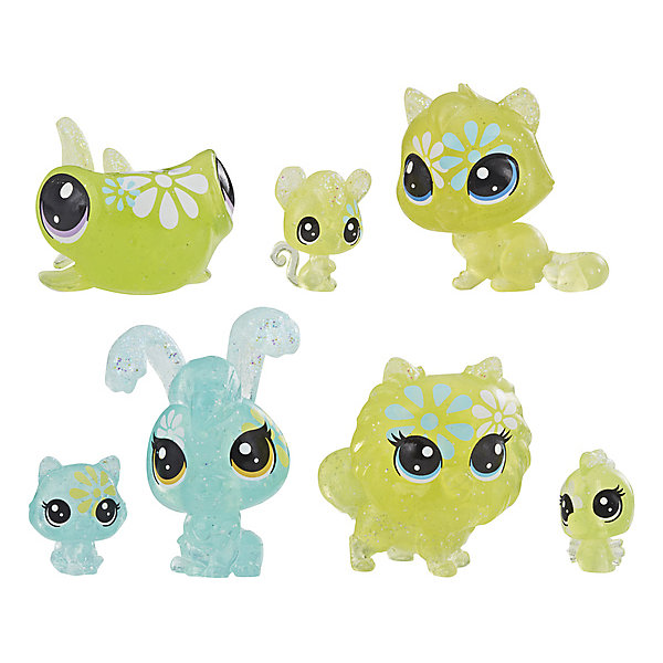 

Набор фигурок Littlest Pet Shop "Цветочные петы" Дейзи, 7 шт