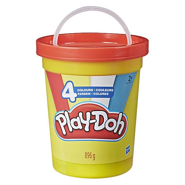 фото Набор пластилина Play-Doh "Большая банка" Классические цвета, 4 шт Hasbro