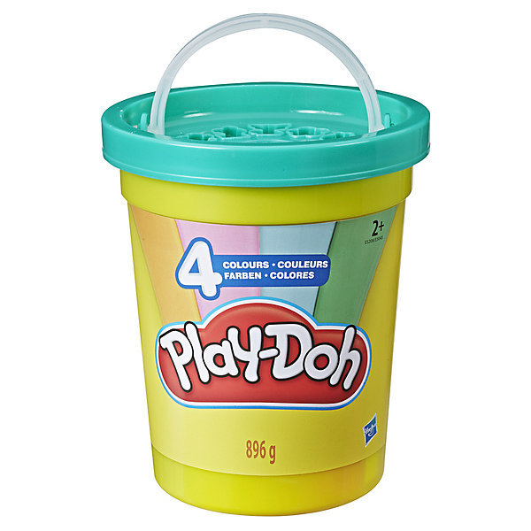 фото Набор пластилина Play-Doh "Большая банка" Современные цвета, 4 шт Hasbro