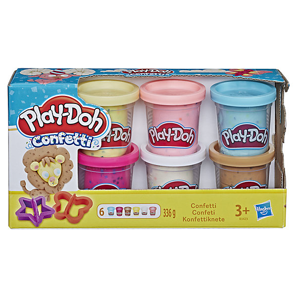 

Набор пластилина Play-Doh "Конфетти", 6 банок