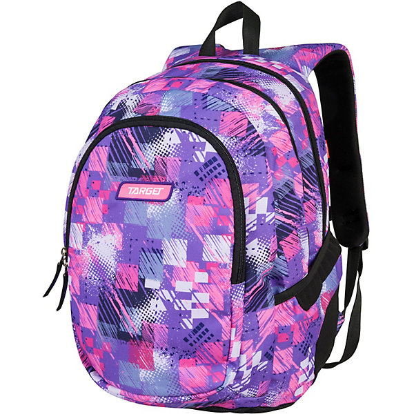 

Рюкзак 3 zip Target Collection Yo, лиловый, Фиолетовый