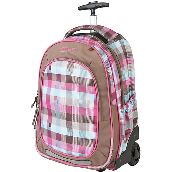 

Рюкзак-тележка Target Collection Square, Braun/pink