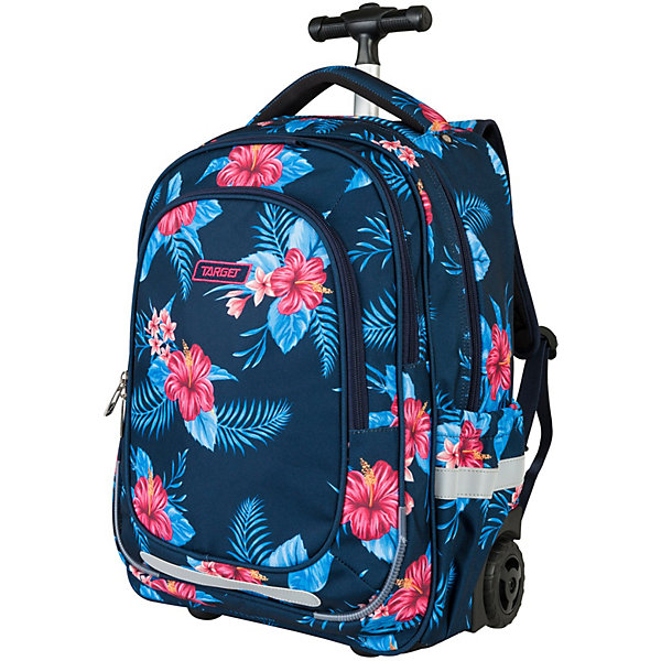 

Рюкзак-тележка Target Collection Floral, синий, Розовый