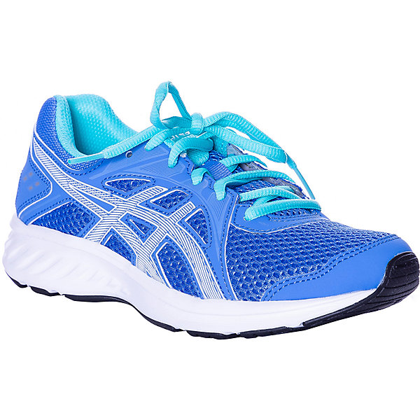 

Кроссовки Asics для девочки, Синий/белый