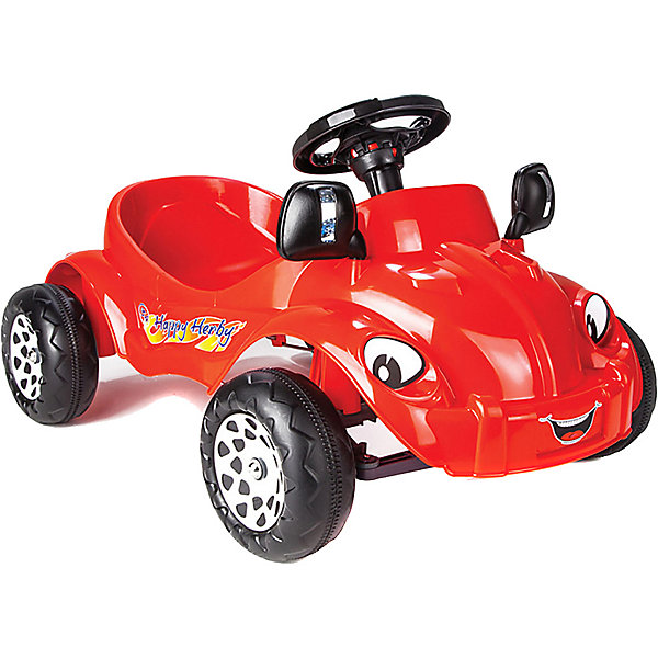 

Педальная машина Pilsan Happy Herby, красная, Красный