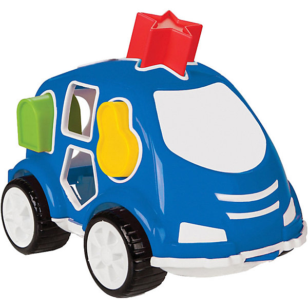 фото Машинка с кубиками Pilsan Smart Shape Sorter Car, синяя