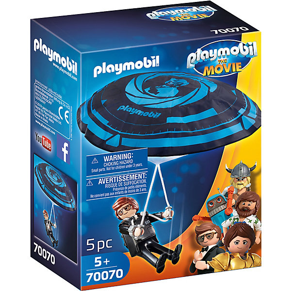 PLAYMOBIL® Конструктор Playmobil Рекс Дашер с парашютом, 5 элементов