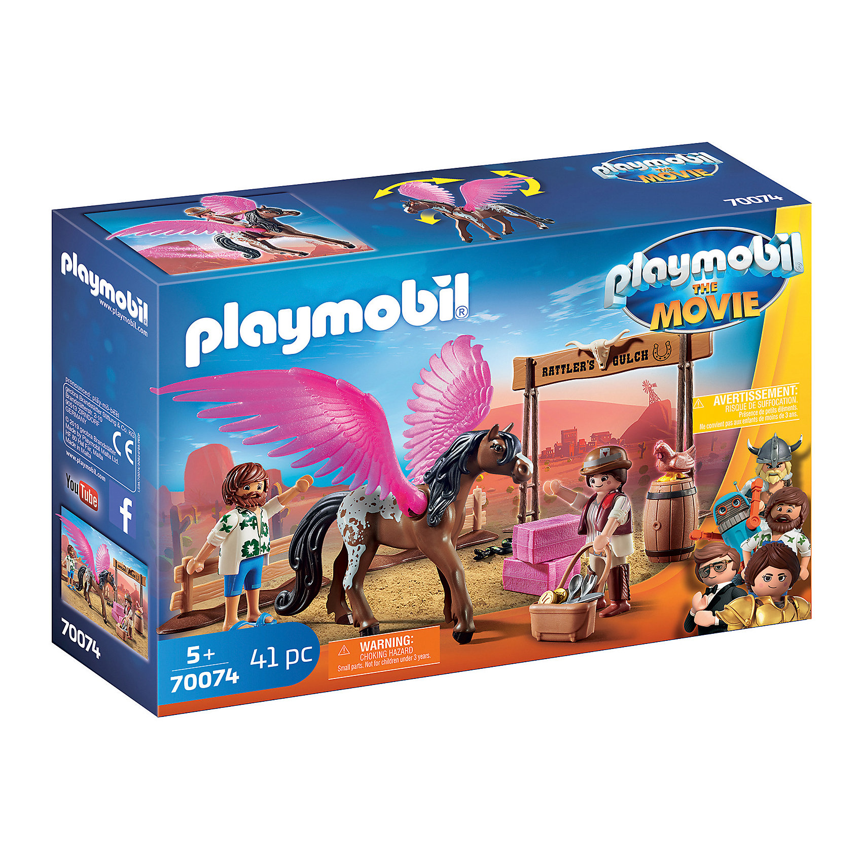 Конструктор Playmobil "Марла и Дел с Пегасом", 41 элемент PLAYMOBIL® 11193396