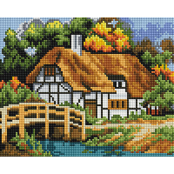 

Мозаичная картина Белоснежка Село, 20х25 см