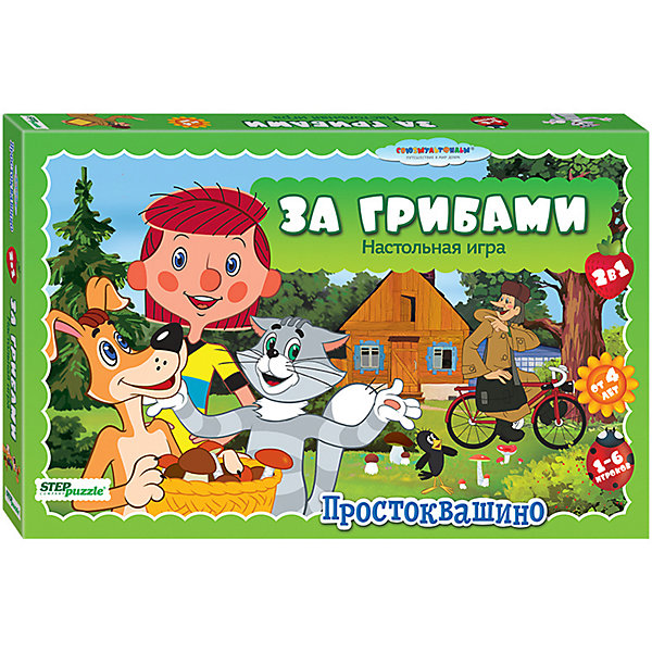 фото Настольная игра STEP puzzle "За грибами" Степ пазл