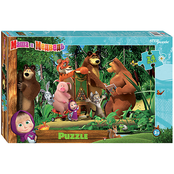 фото Мозаика step puzzle maxi 24 "маша и медведь - 2" степ пазл