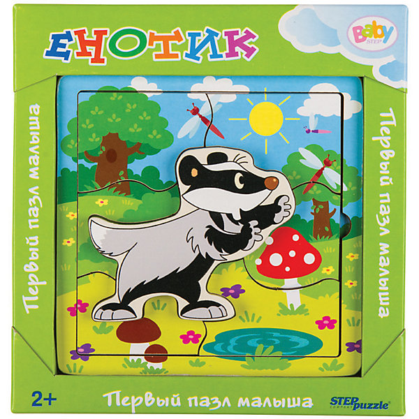 

Игра из дерева STEP puzzle Baby Step, Енотик