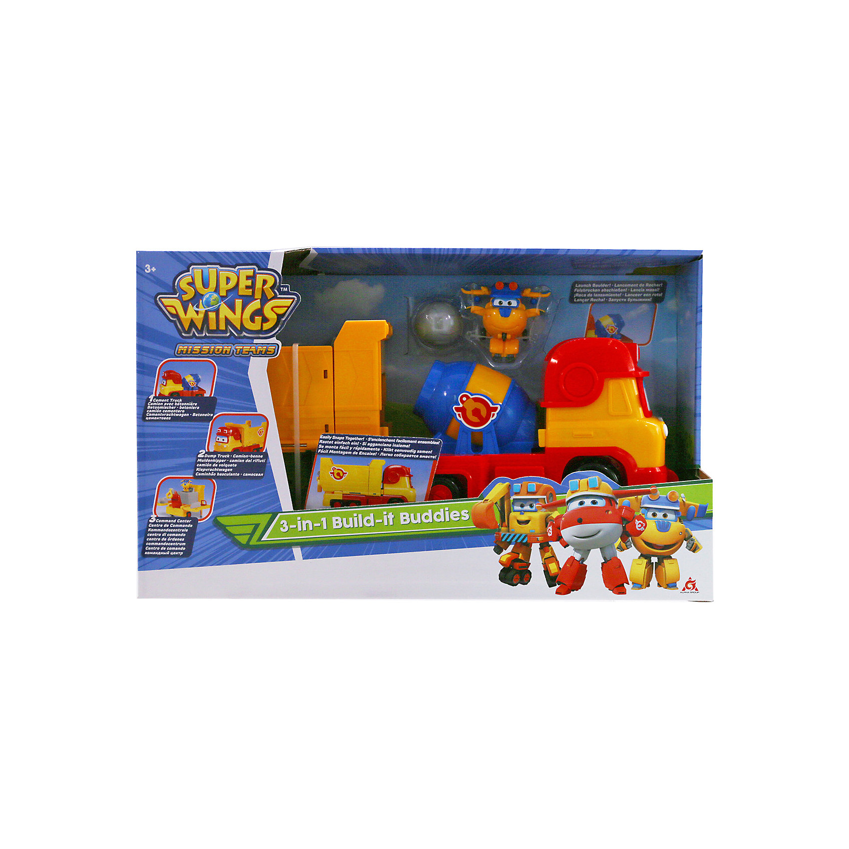 фото Игровой набор трансформеры Gulliver Super wings "Машина Рэми с мини-трансформером Донни"