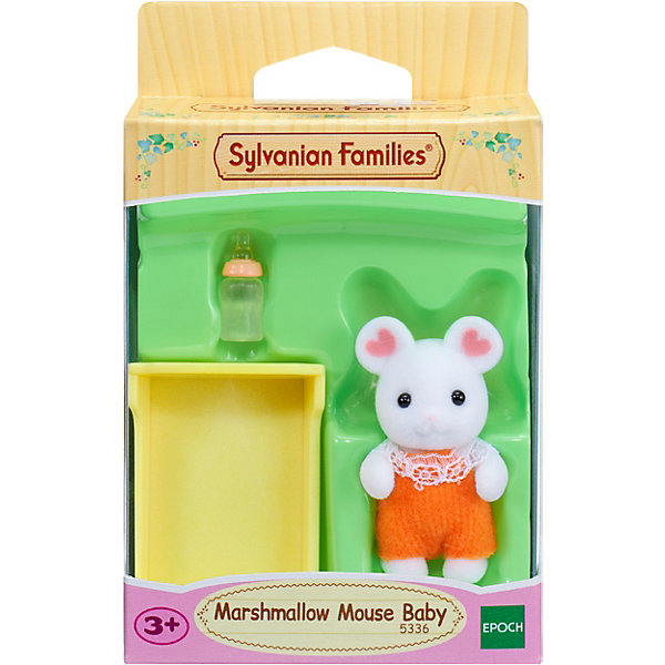 

Набор Sylvanian Families "Малыш Зефирный мышонок", Бежевый