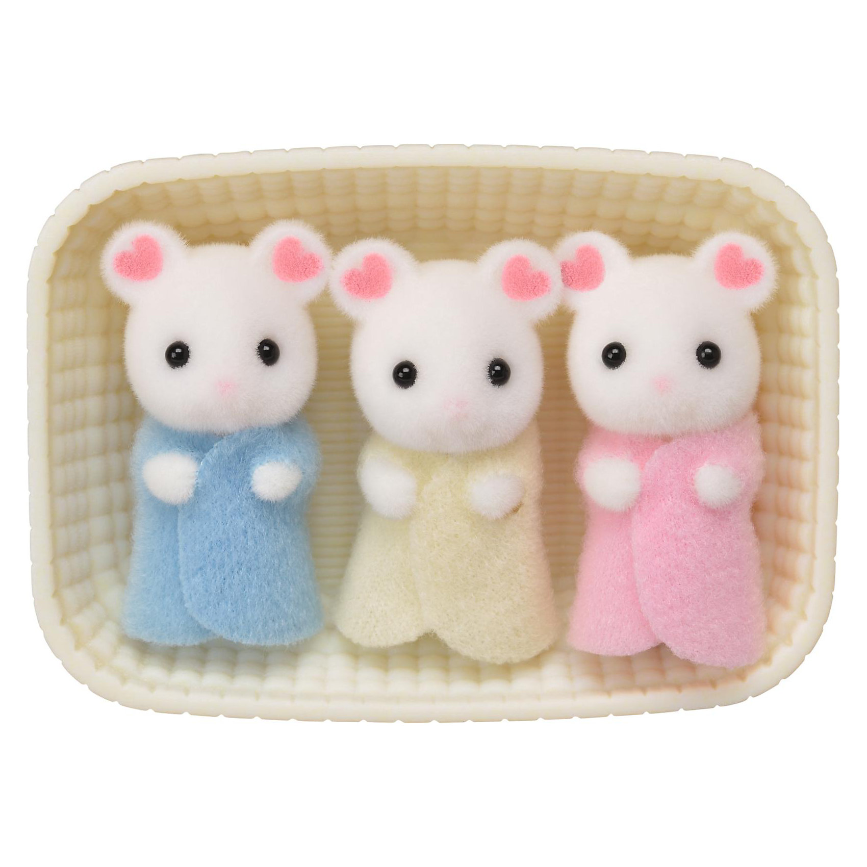 

Набор Sylvanian Families "Тройняшки Зефирные мышата", Бежевый