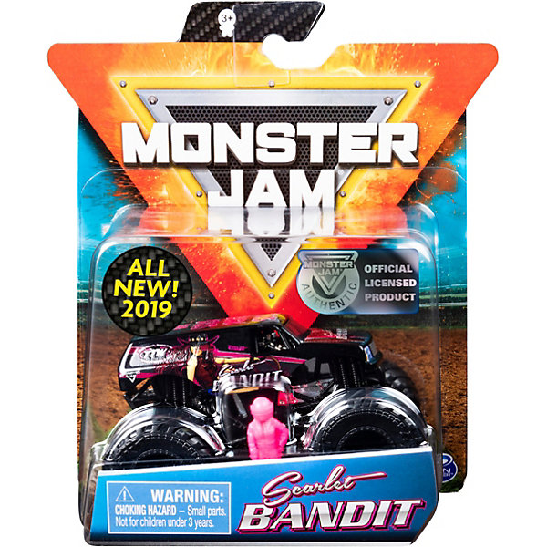 

Мини-машинка Spin Master Monster Jam Scarlet Bandit, Разноцветный