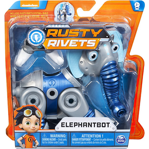 

Набор Spin Master Rusty Rivets "Изобретение: Слонобот", Синий