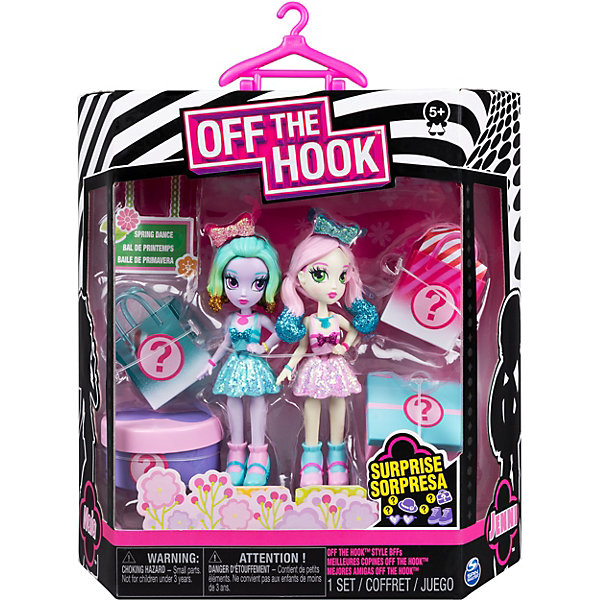 

Набор кукол Spin Master Off the Hook "Стильные лучшие подружки: Весенний танец", Разноцветный