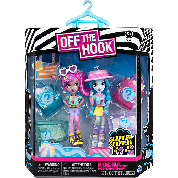 

Набор кукол Spin Master Off the Hook "Стильные лучшие подружки: Летние каникулы", Разноцветный