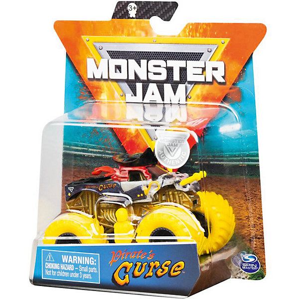 

Мини-машинка Spin Master Monster Jam Pirates Curse, Разноцветный