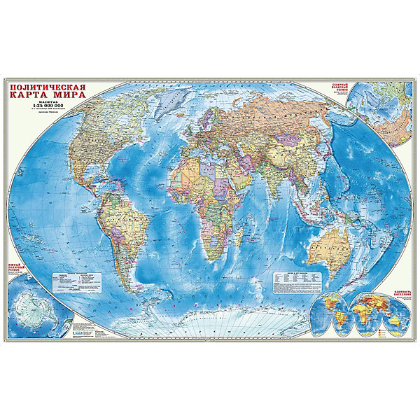 Карта настенная Геодом «Мир Политический» 11229471