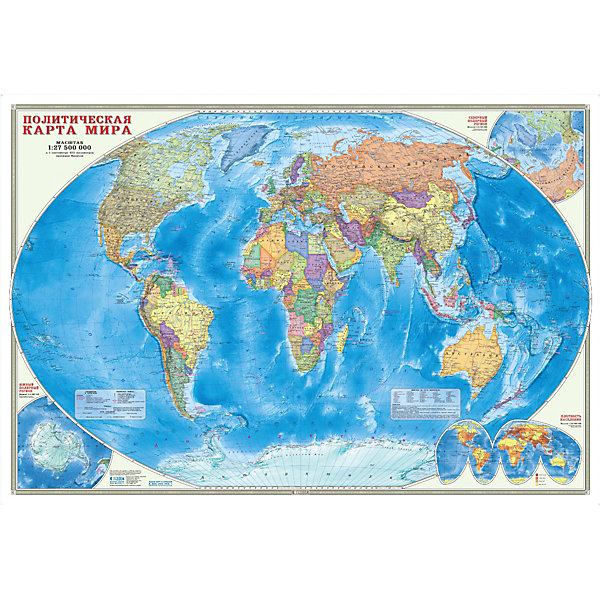 фото Карта настенная Геодом «Мир Политический»