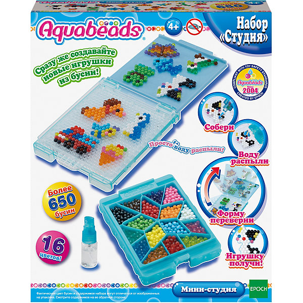 

Игровой набор Aquabeads "Мини-студия, Бежевый, Игровой набор Aquabeads "Мини-студия"