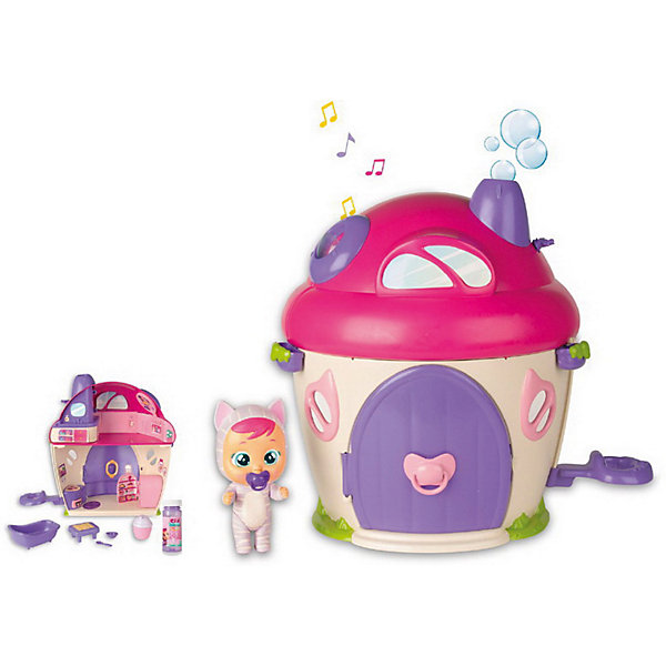 Плачущий младенец Cry Babies Magic Tears Кэти с домиком и аксессуарами IMC Toys 11229749