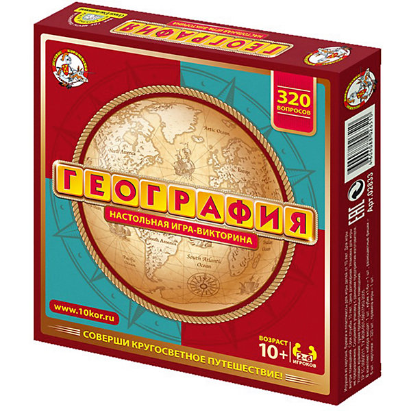

Игра настольная Десятое королевство "Викторина. География"