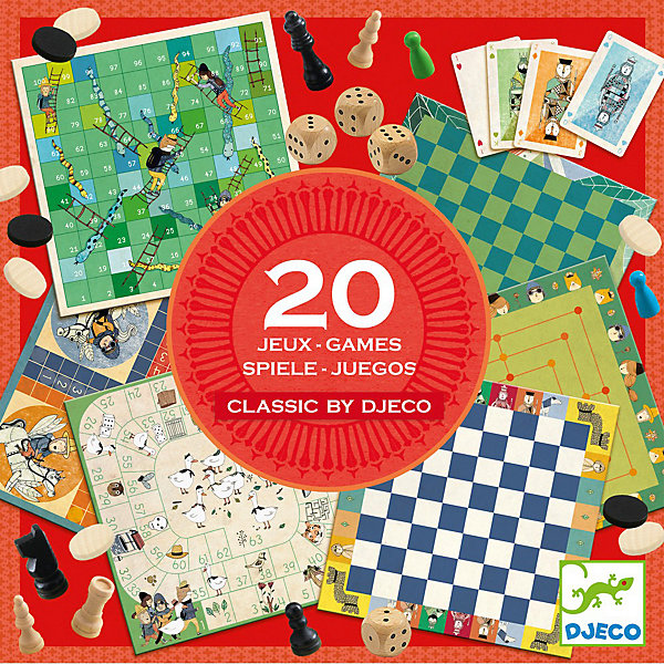 

Набор настольных игр 20в1 Djeco