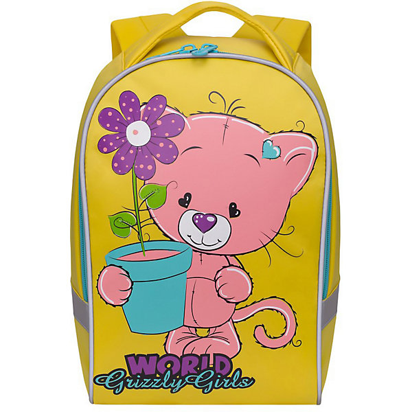 

Рюкзак детский Grizzly, желтый