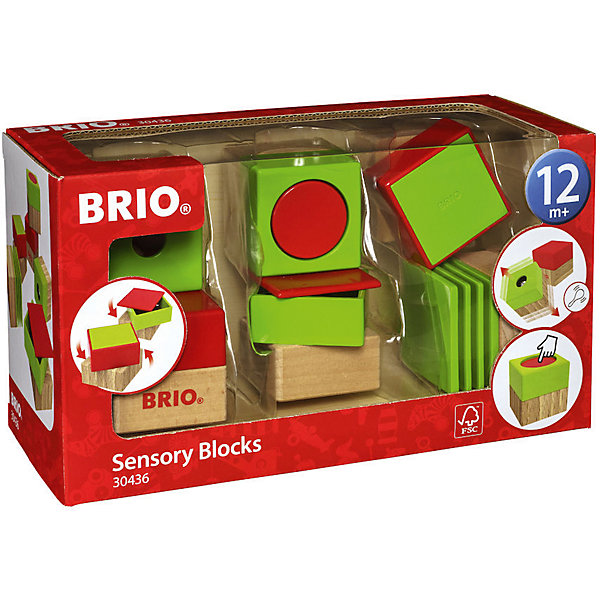 

Развивающие кубики Brio, 6 деталей