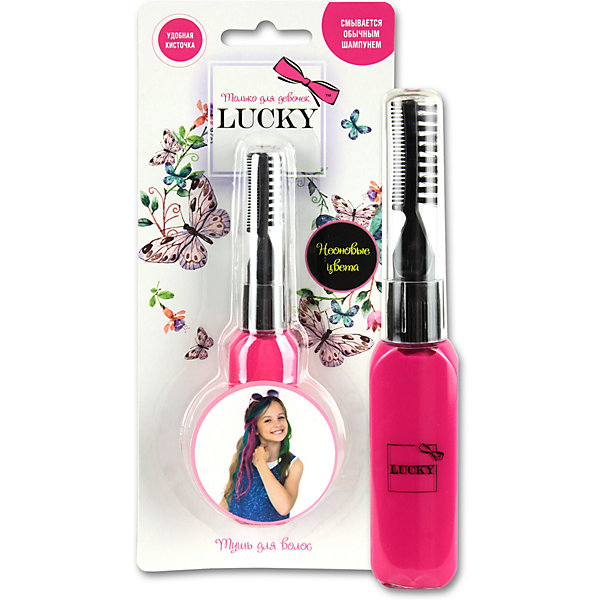 Тушь для волос Lukky, розовая Lucky 11300923