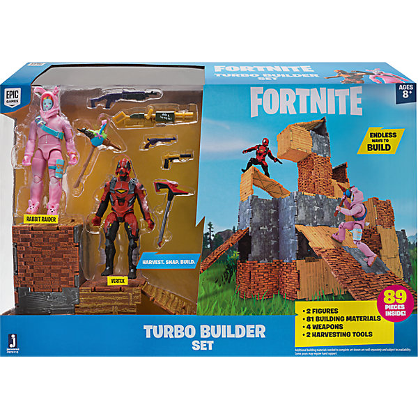 Игрушка Fortnite - фигурки героев 2 шт. с аксессуарами (Rabbit Raider & Vertex) Jazwares 11319871