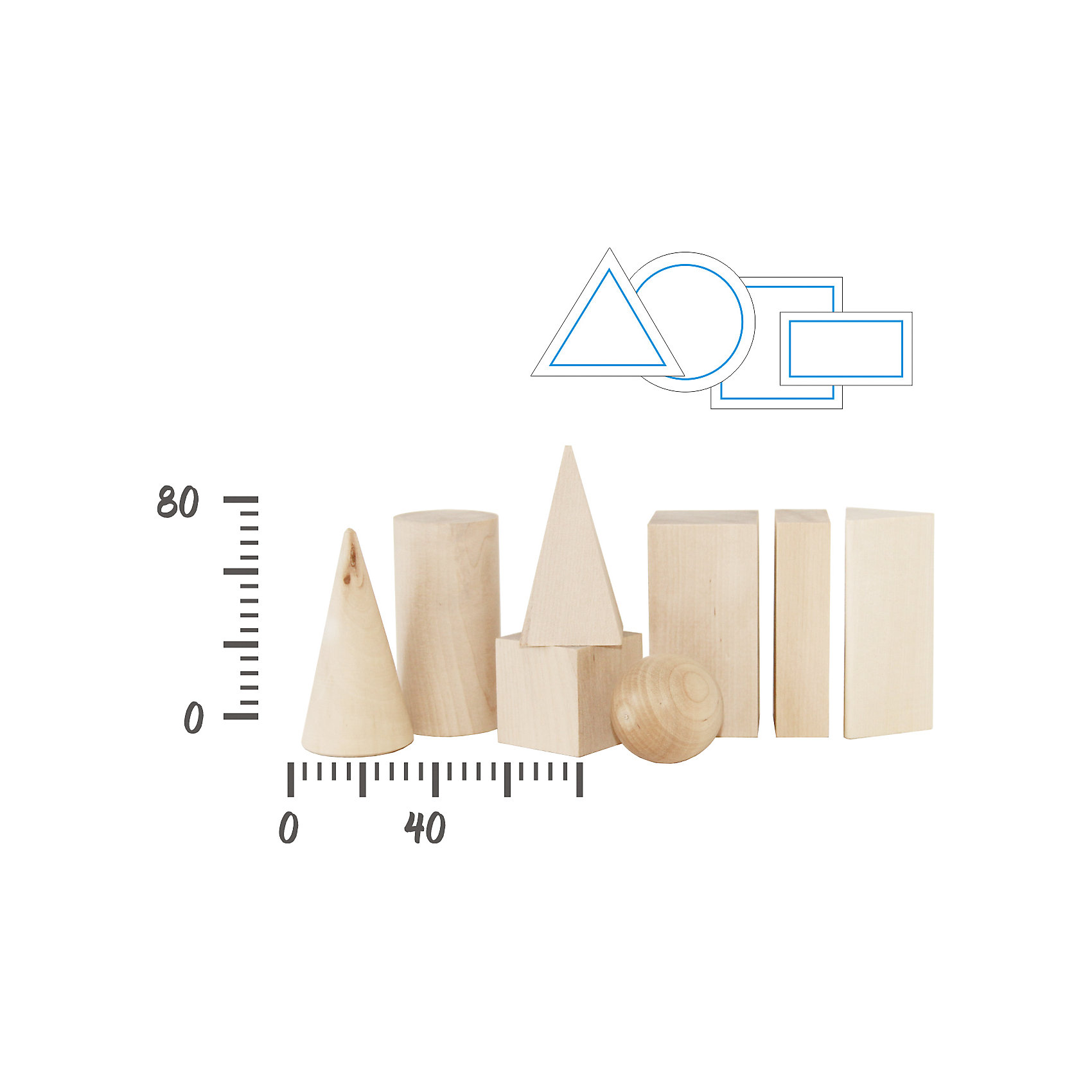 фото Обучающий набор Краснокамская игрушка Геометрические тела