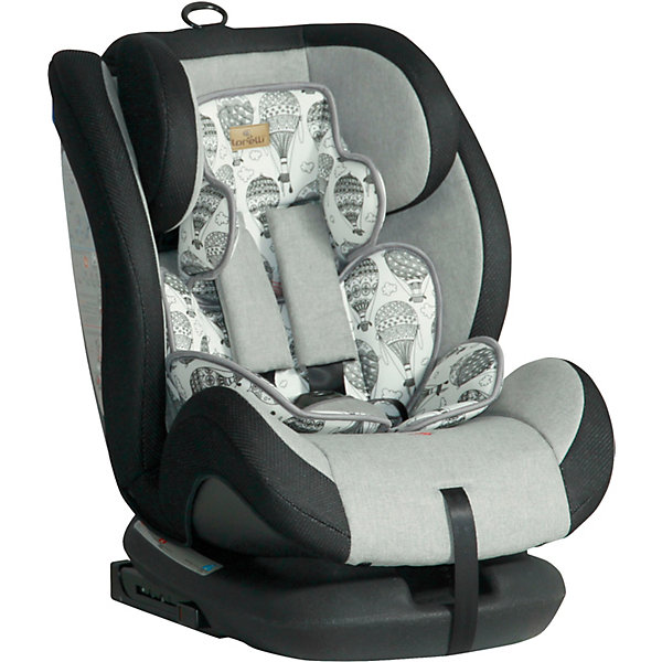 

Автокресло Lorelli BBC-Q5 Rialto isofix 0-36 кг, чёрно-серый, Черный/серый