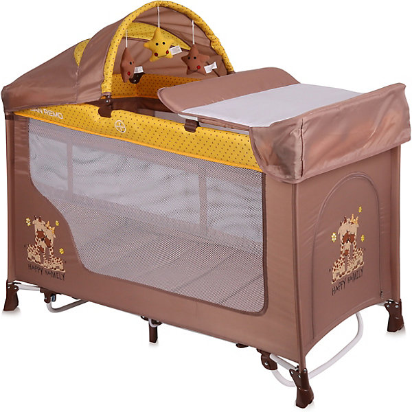

Манеж Lorelli San Remo 2 Rocker, бежево-жёлтый, Beige/gelb