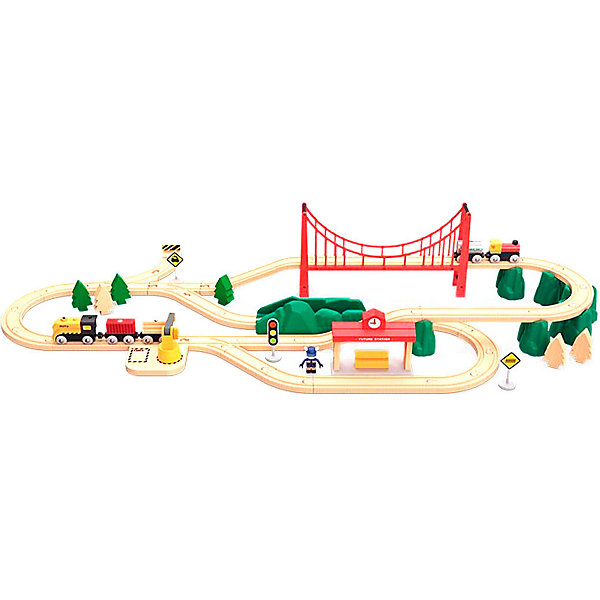 

Конструктор Xiaomi Mi Toy Train Set "Железная дорога", Разноцветный