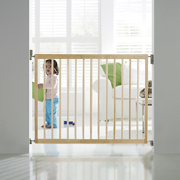 

Барьеры-ворота Munchkin Extending Wooden Wall Fix Gate от 63,5 до 106 см., Бежевый