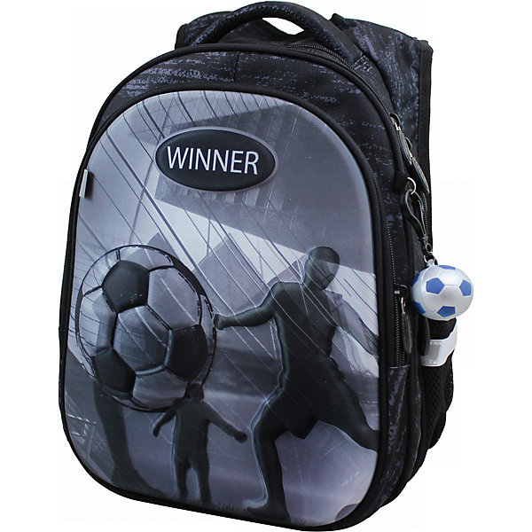 

Рюкзак Winner 8073 с брелоком, черный