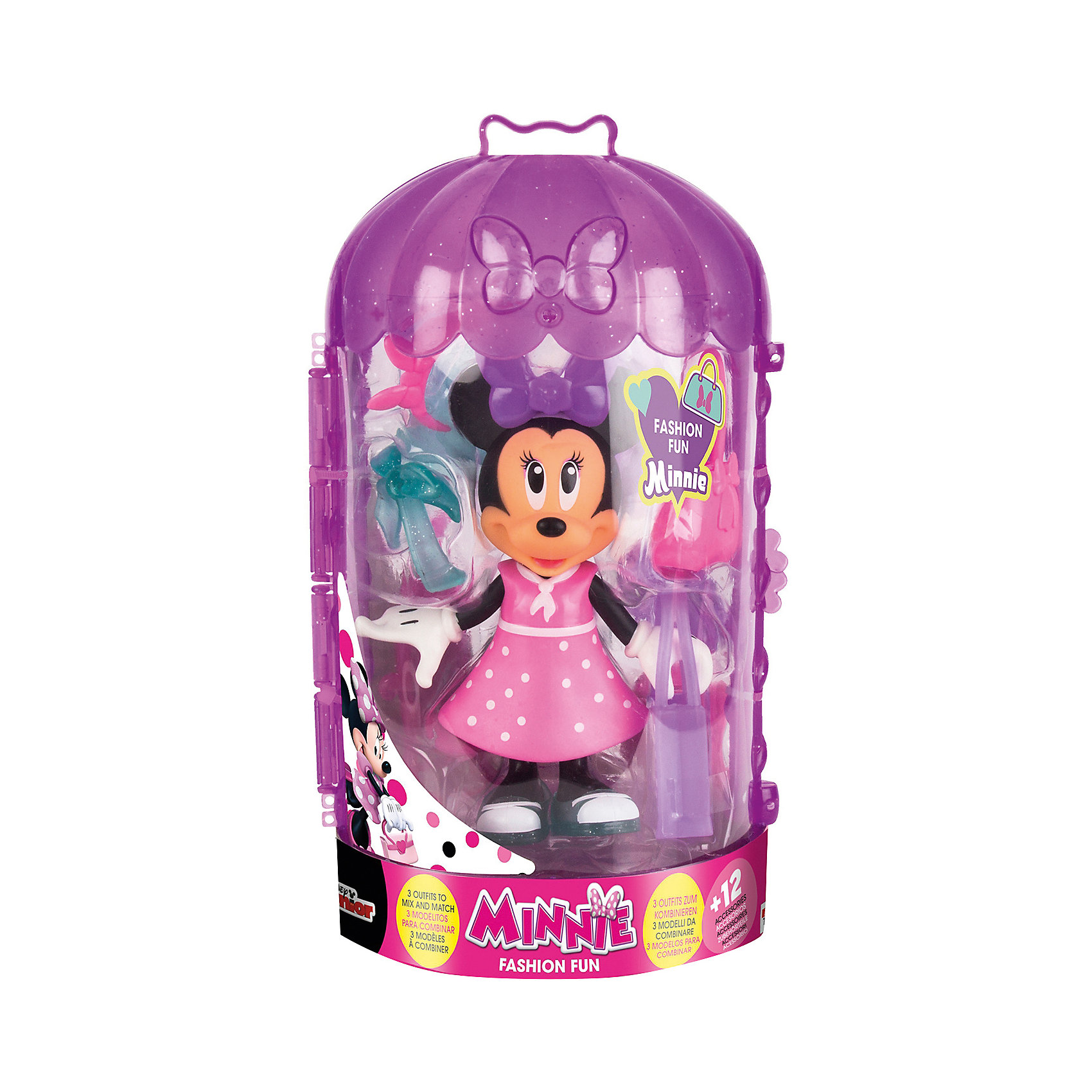 фото Игровой набор IMC Toys "Disney" Минни: модный гардероб в розовом, 15 см