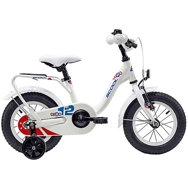 Двухколесный велосипед Scool NiXe 12 дюймов, белый 11397885