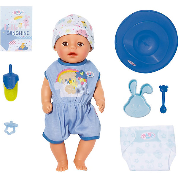Интерактивная кукла My Little Baby Born "Нежное прикосновение" Мальчик, 36 см Zapf Creation 11405518