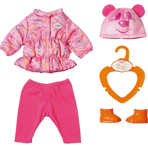 Zapf Creation Одежда для куклы Zapf Creation My Little Baby Born Куртка, штанишки и ботинки брюки джинсы и штанишки artie штанишки для девочки жирафы