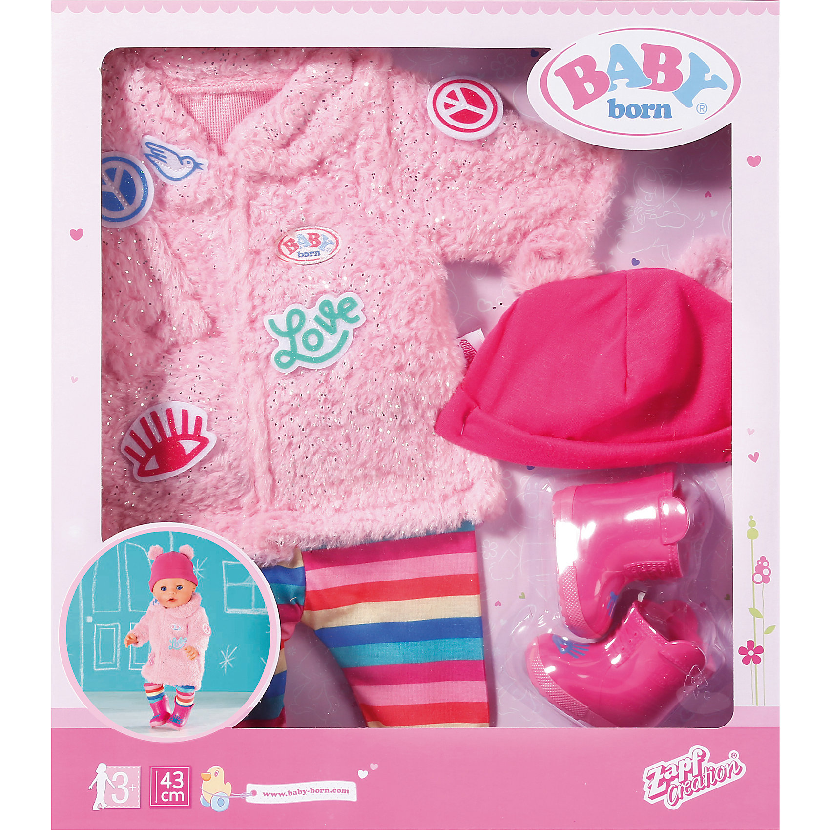 фото Одежда зимняя для модниц zapf creation baby born